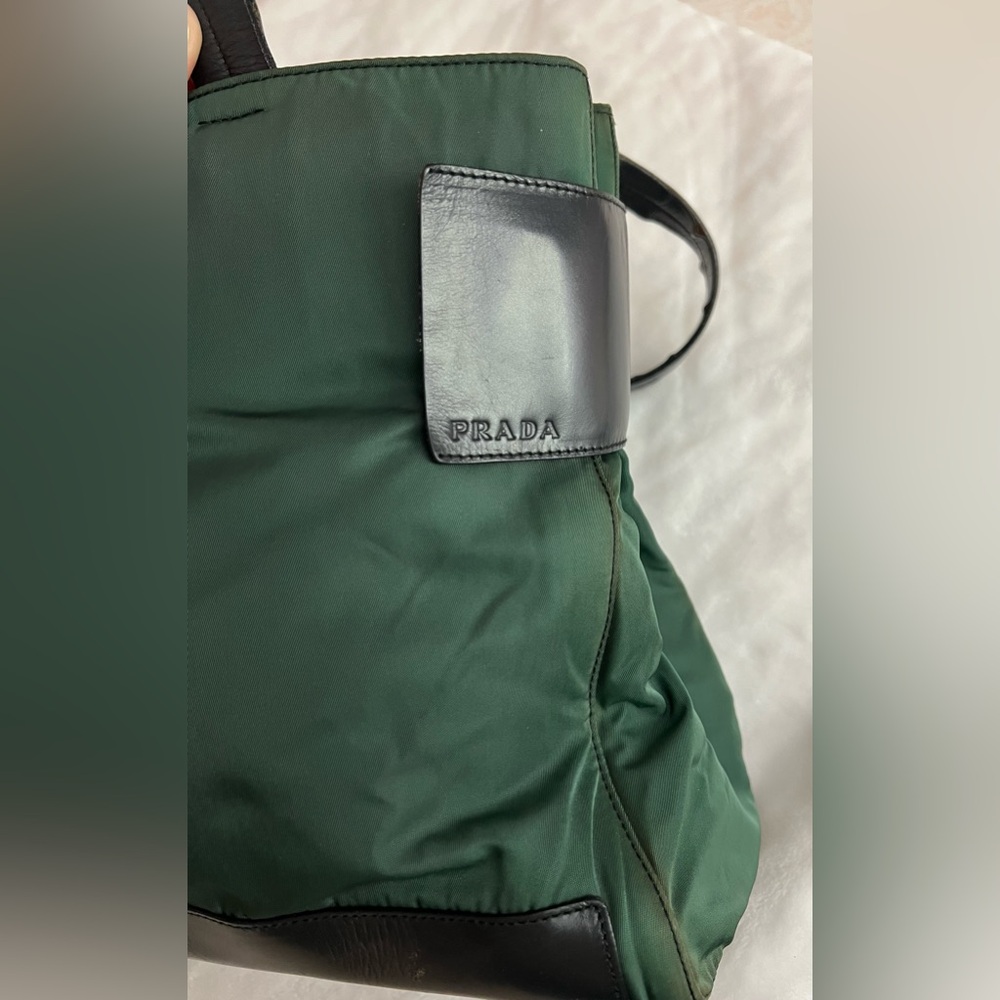 Prada Forest Green Canvas Bag - Picture 11 of 11